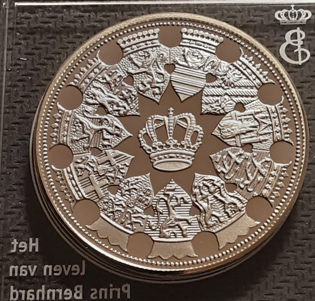 Holanda - 30 jarighuwelijk koningin juliana en prinsbernhard - Token comemorativo - 1967 #2.1