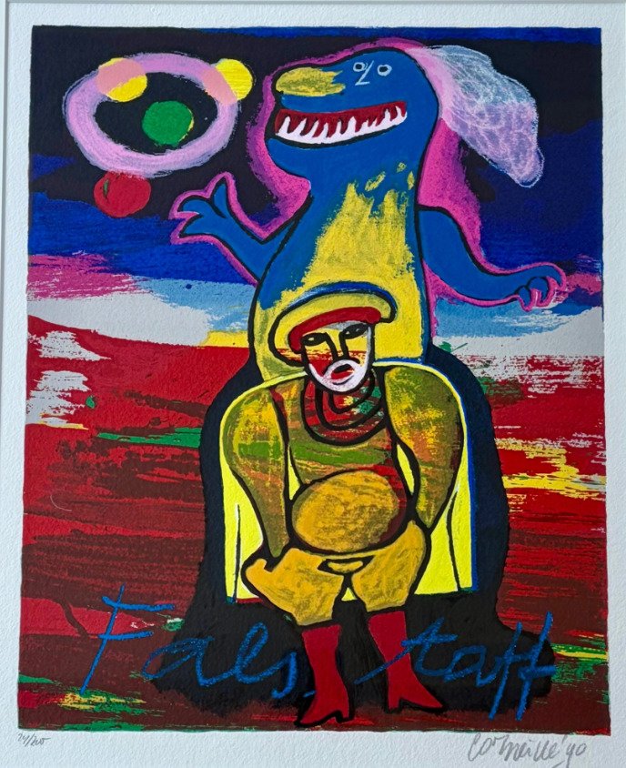 Corneille (1922-2010) - Corneille zeefdruk #1.0