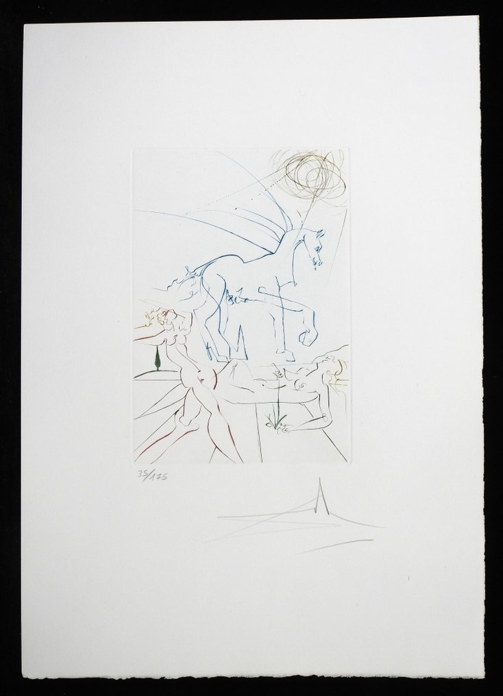 Salvador Dali (1904-1989) - La Parade - Femmes et Chevaux #1.0