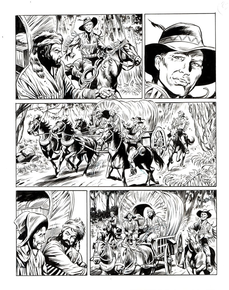 Laurenti, Mauro - 5 Original page - Zagor Color #2.1