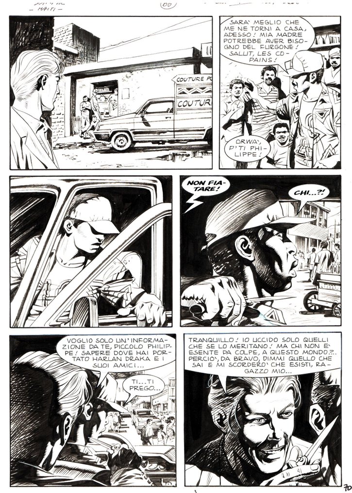 Dotti, Maurizio - 3 Original page - Dampyr #93 - "L'isola dei bucanieri" - 2007 #2.1