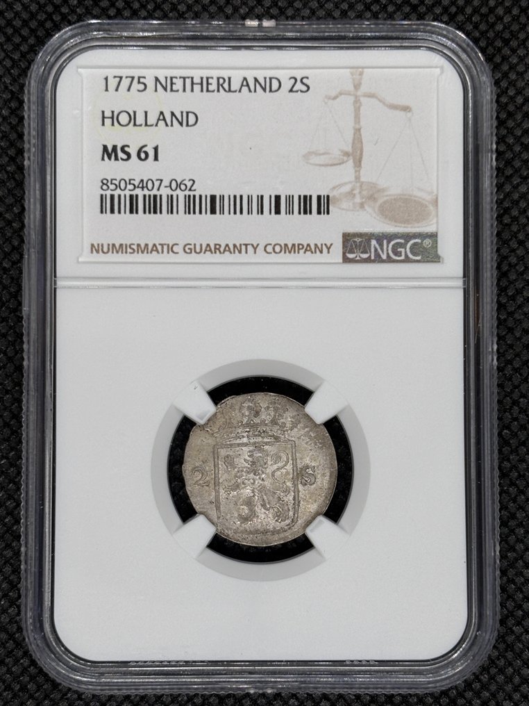 Países Baixos, Holland 2 Stuiver 1775  (Sem preço de reserva) #2.1