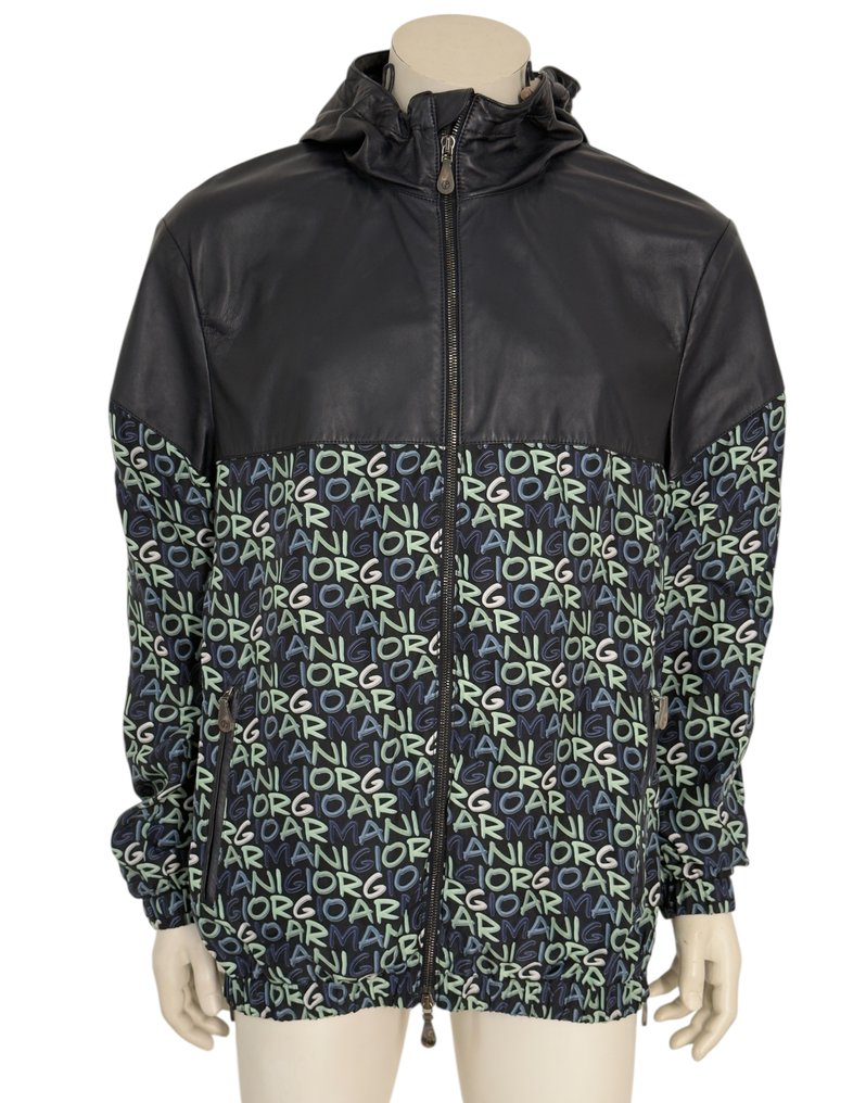 Giorgio Armani - Δερμάτινο μπουφάν - New with tags #1.0