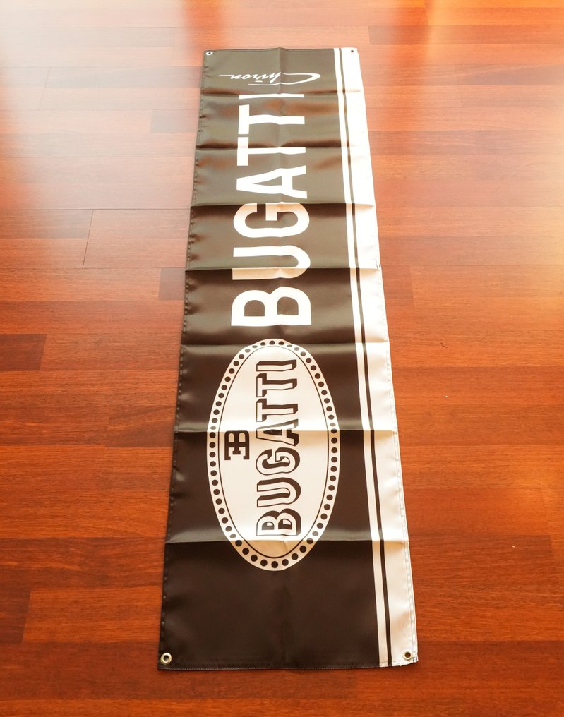 Flagg - Bugatti - Heritage Racing Banner – 180 × 45 cm #1.0