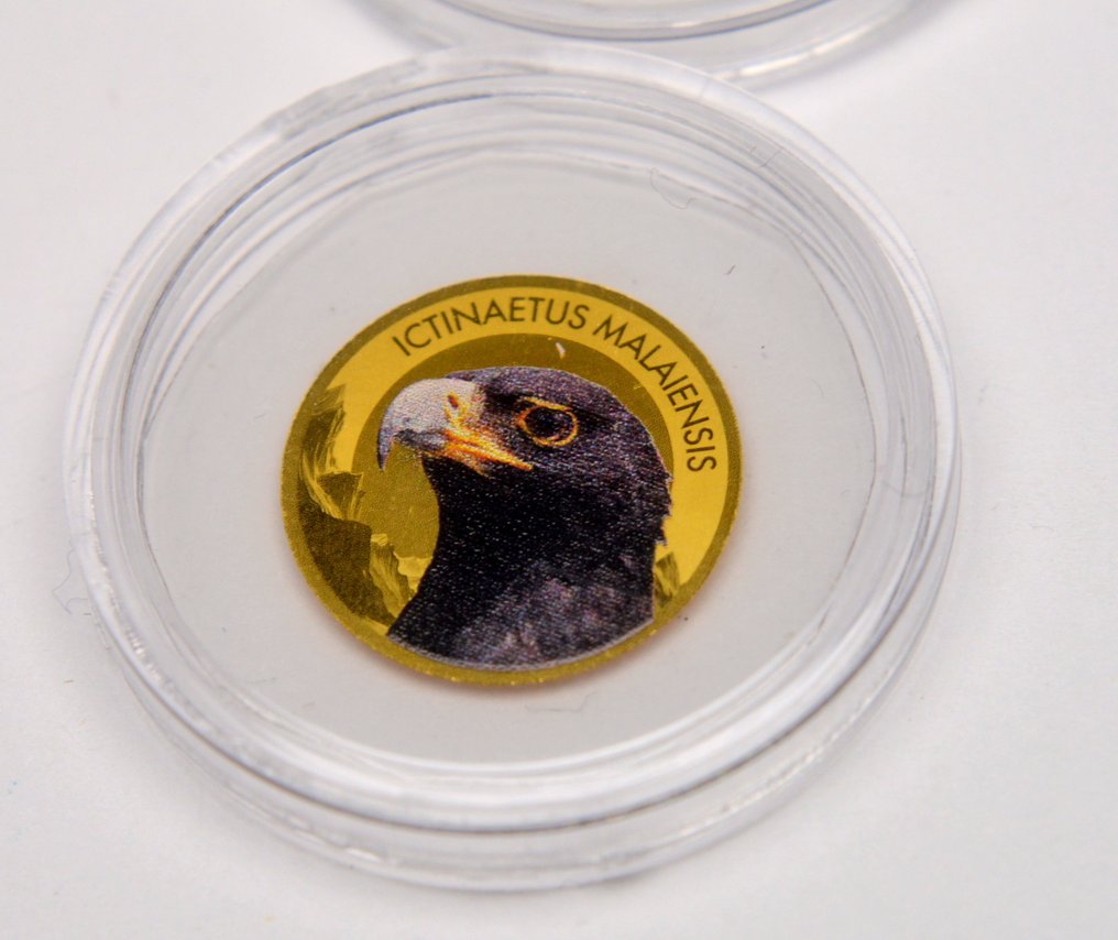 Tschad. 3000 Francs 2021 - Birds - 1/500oz (.999) - (2 coins)  (Ohne mindestpreis) #3.2