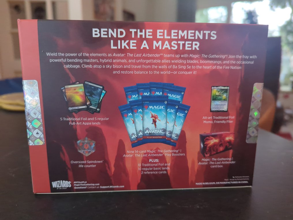 Wizards of The Coast - 1 Booster bundle - Magic: The Gathering - MtG Avatar the last Airbender fat stack bundle #2.1