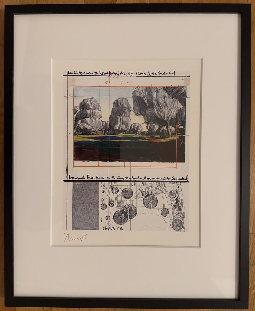 Christo (1935-2020) - Wrapped Trees Nr. IV #1.0