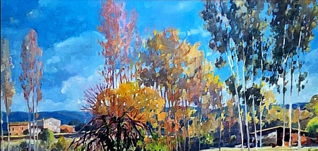 Pere Danes Berga (1945) - Paisaje del Ampurdan #2.1