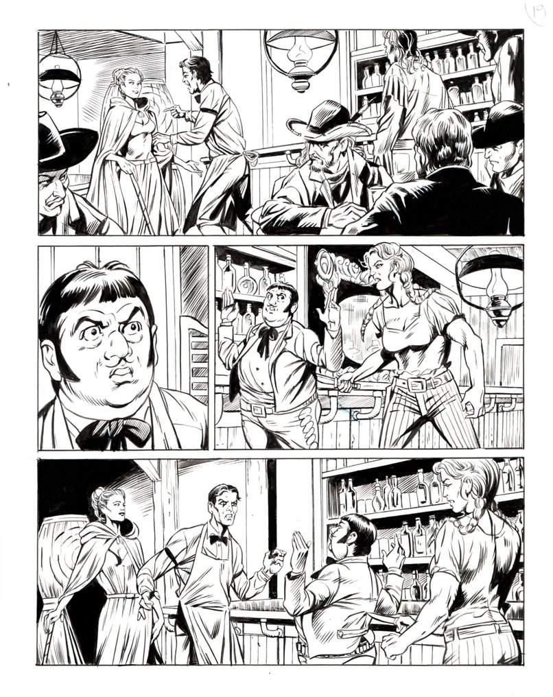 Laurenti, Mauro - 5 Original page - Zagor Color #1.0