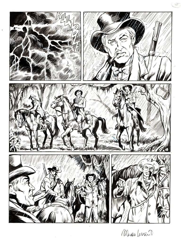 Laurenti, Mauro - 5 Original page - Zagor Color #4.3