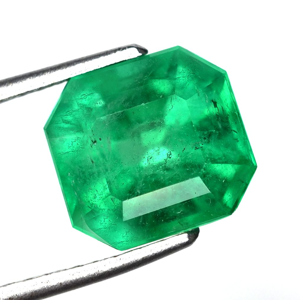 Πράσινο Σμαράγδι  - 5.10 ct - Gem research Swiss Lab (GRS) - Μειοψηφία #1.0