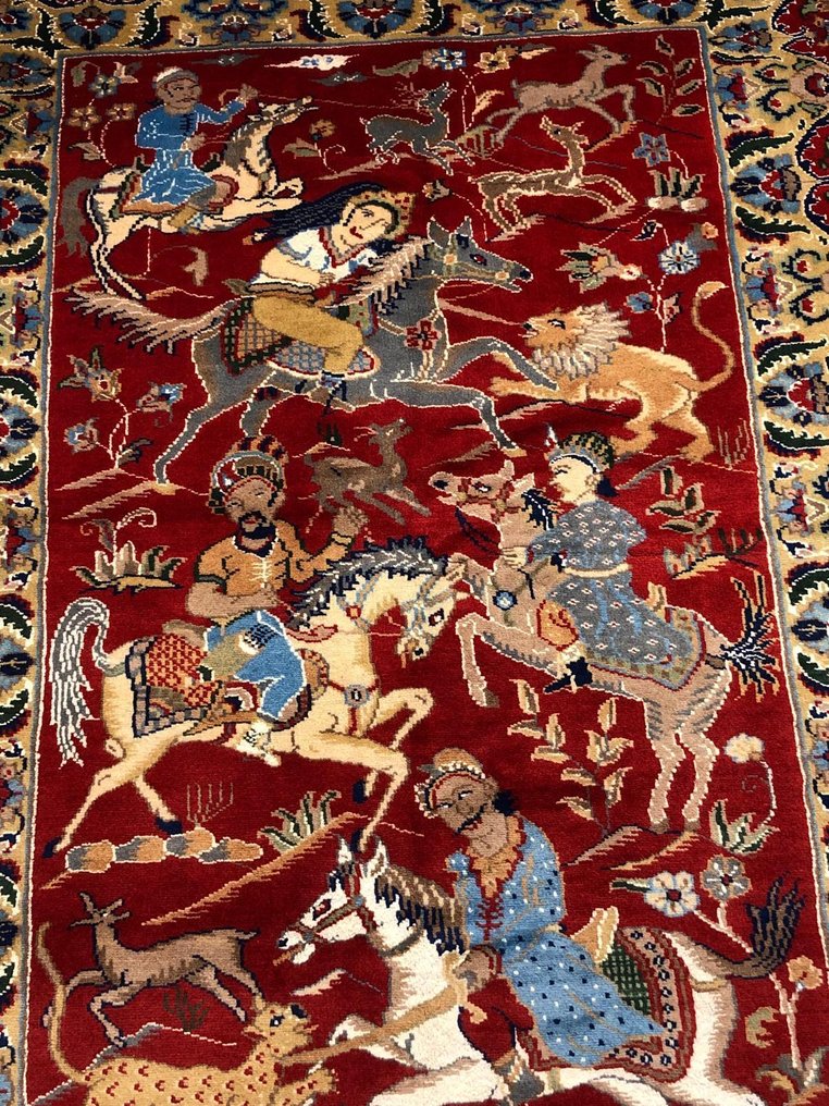 Teppich - 180 cm - 122 cm - Jagdteppich #1.0