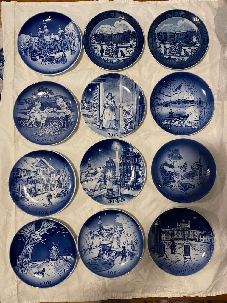 Χριστουγεννιάτικες διακοσμήσεις Royal Copenhagen (25) - Πορσελάνη - Πιάτα Χριστουγέννων/Γιορτής της Μητέρας #1.0