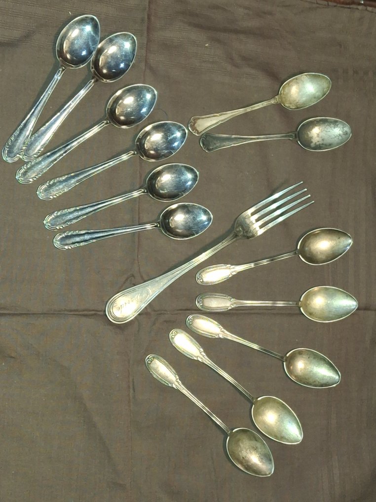 Bestekset (14) - .800 zilver - Argento 800 #1.0