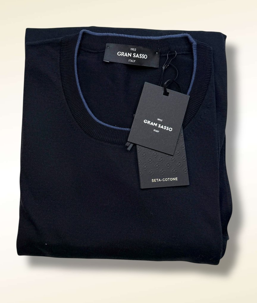 Gran Sasso-size 50-Silk/Cotton - Trui #1.0