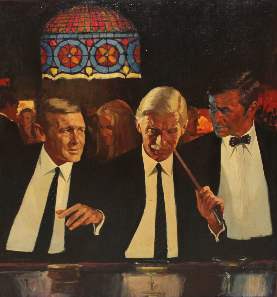 Joan Beltrán Bofill -NOIQUET- (1934-2009) - Caballeros en el club de billar #1.0