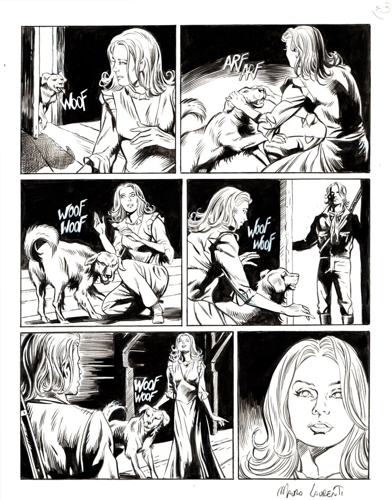 Laurenti, Mauro - 5 Original page - Zagor Color #1.0
