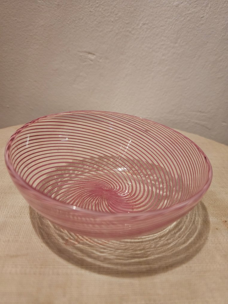 Muranoglas - Astia - Lasi - Mezza Filigrana -kulho #1.0