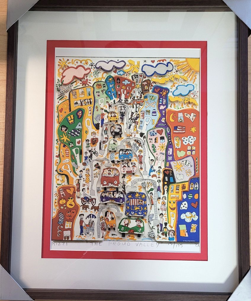 James Rizzi (1950-2011) - Pop Art - the proud valley (1986) #1.0