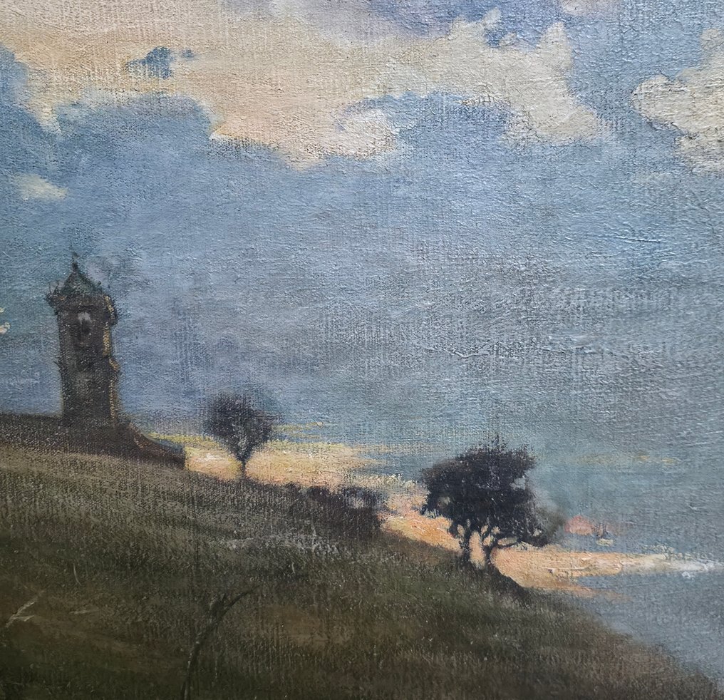 Francesco Gioli  (1846-1922) - Paesaggio #4.3