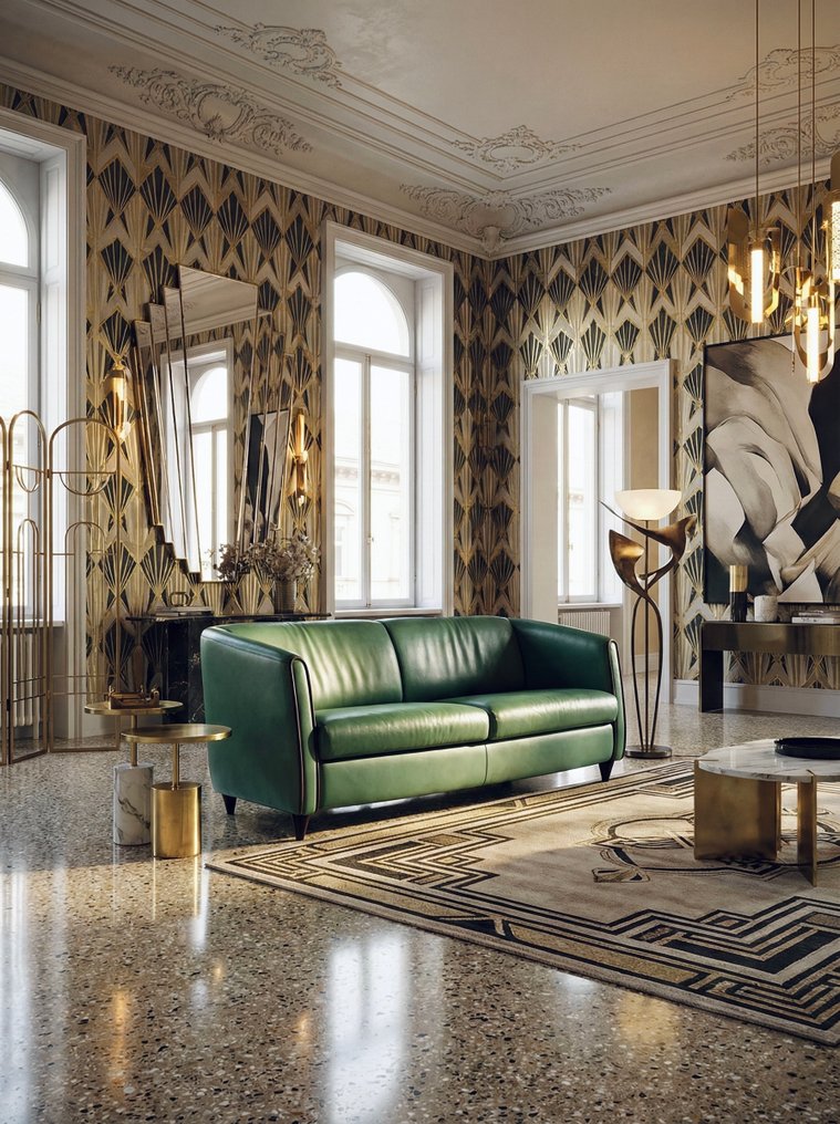 de Sede - 沙发 - 皮革 - Art Deco 设计 #1.0