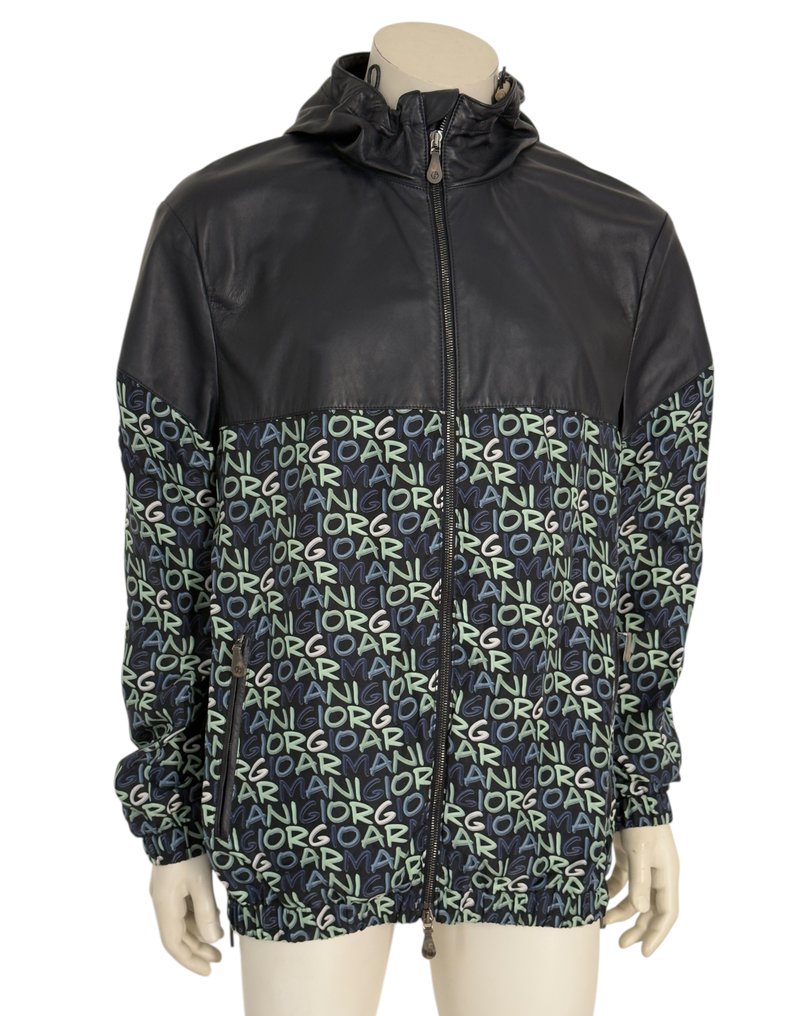 Giorgio Armani - Δερμάτινο μπουφάν - New with tags #1.0