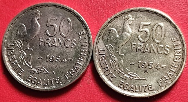 Francia. 20 Francs 1954-1954 B  (Senza prezzo di riserva) #1.0