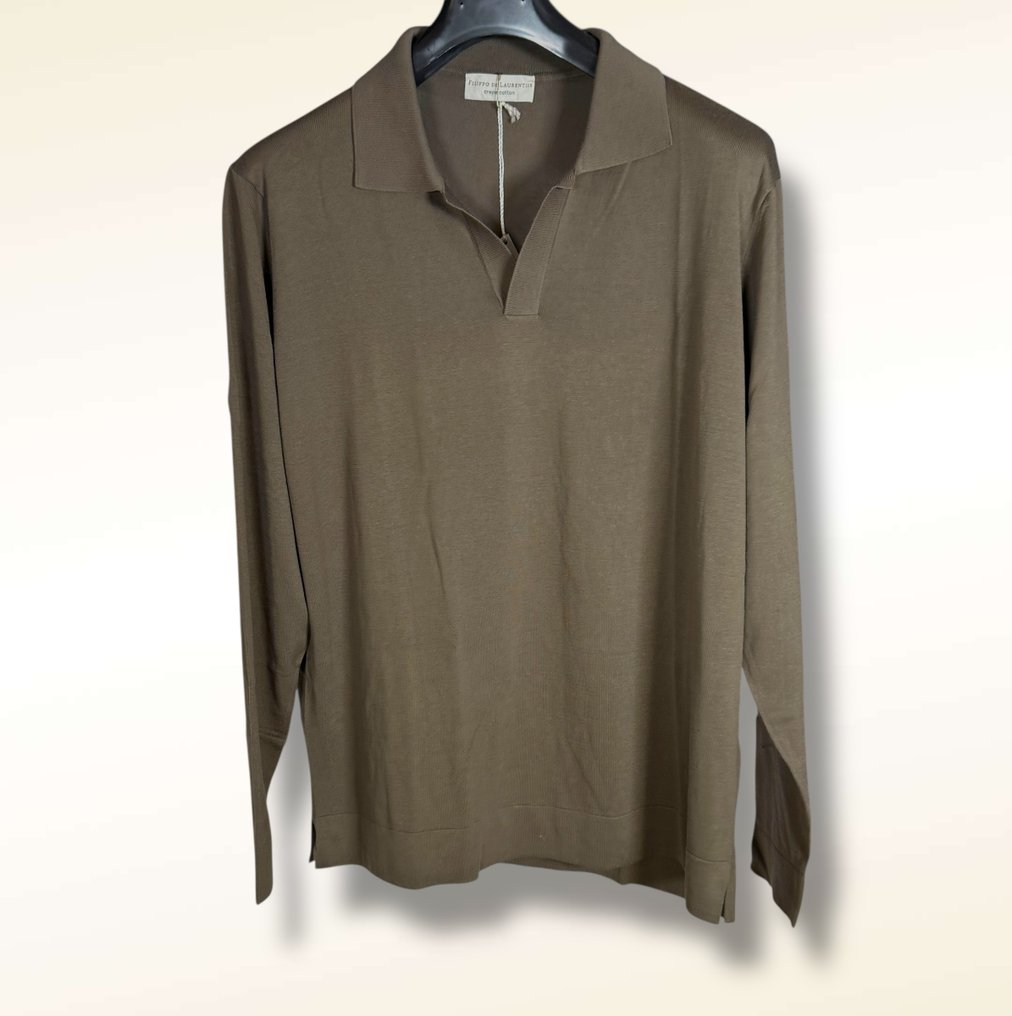 Fillipo de Laurentiis-Size 56-Crepe Cotton - Jumper - New with tags #2.1