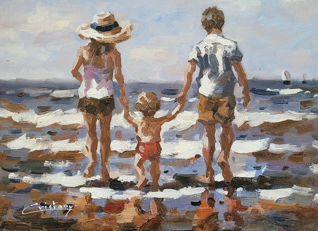 Francis Cristaux (1950) - L'été à la mer #1.0