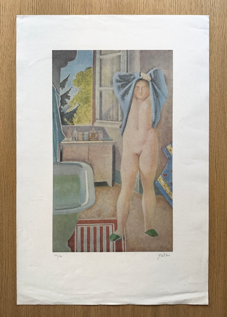 Balthus (1908-2001) - La Jeune femme au bain #3.2