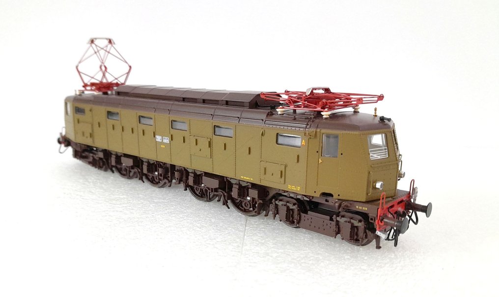 Rivarossi H0 - HR2728 - Locomotiva elétrica (1) - E428 195, caixa original, manual e acessórios, predisposição digital. - FS #4.3