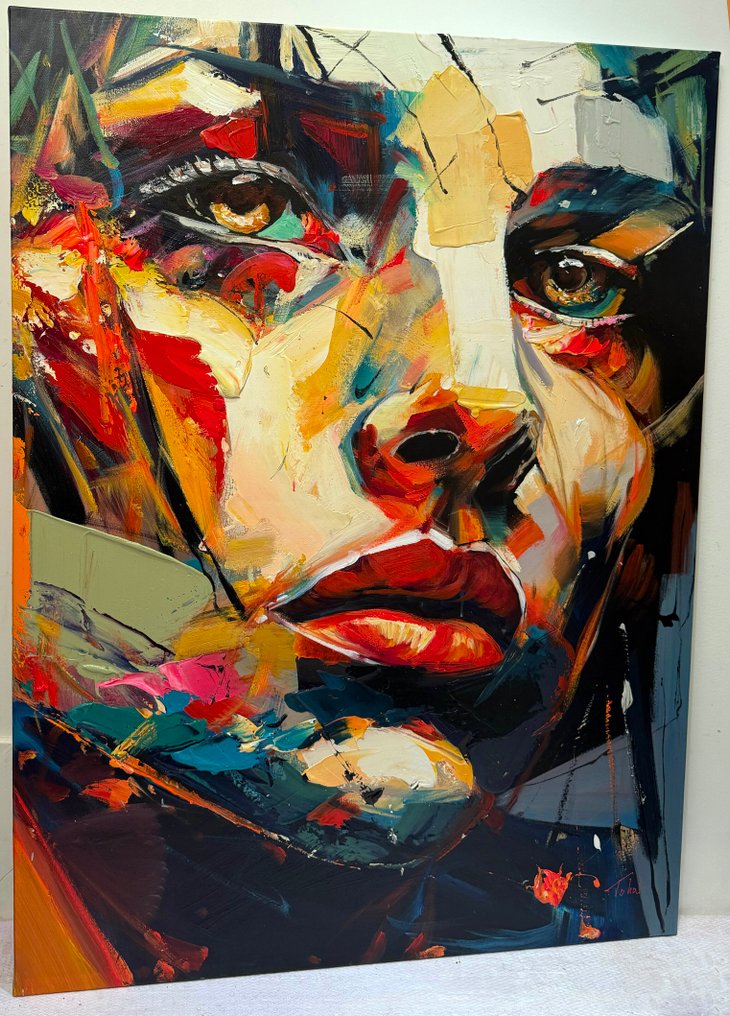 Loïc Tuhal (1962) - Entre deux pensées _ grand format 120x90cm #2.1