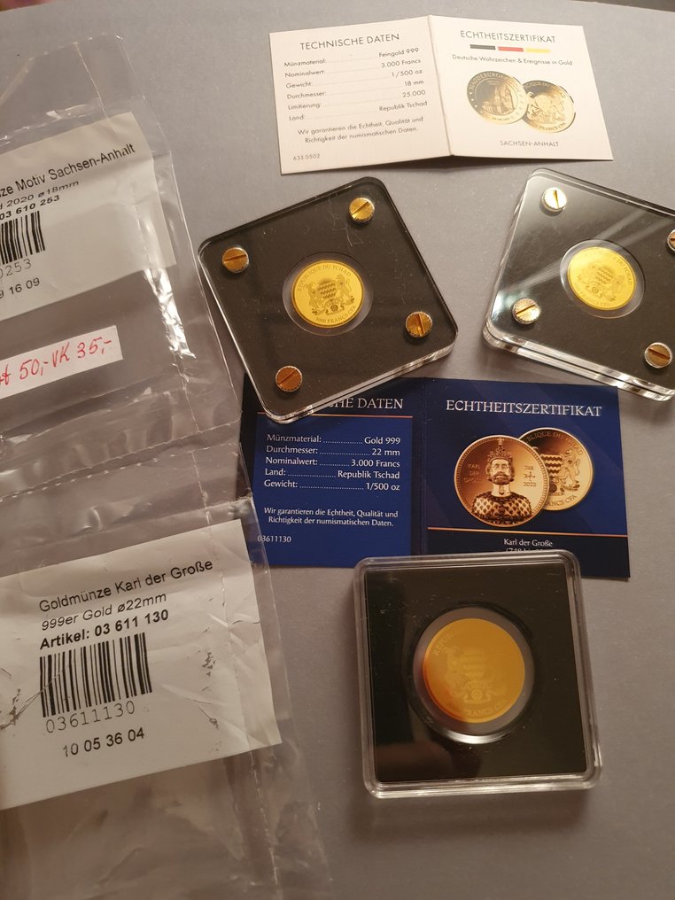 Tschad. 3000 Francs CFA 2022/2023, 3 x  (Ohne mindestpreis) #2.1