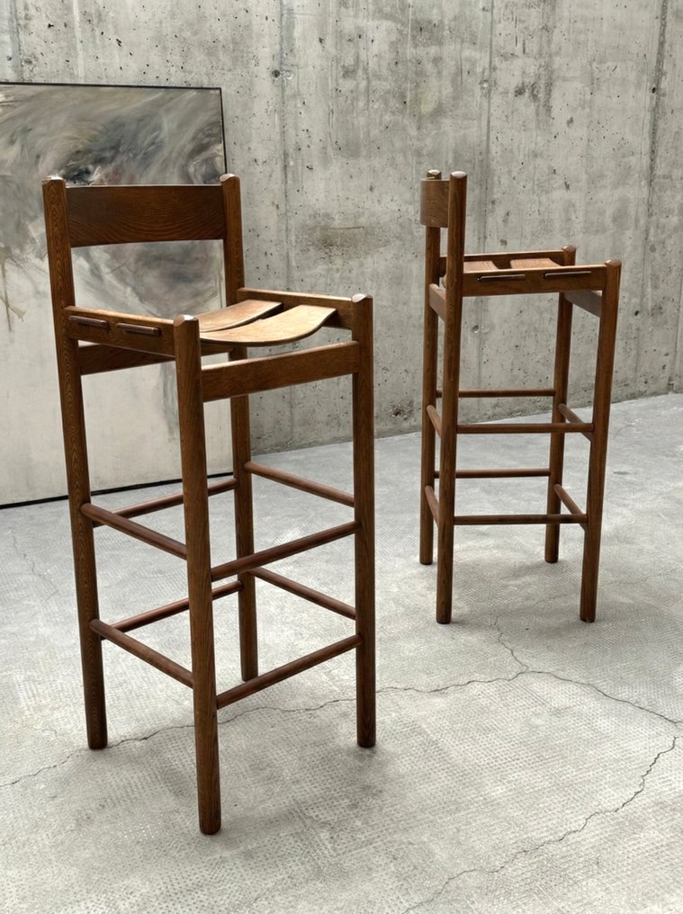 Taburete (2) - Roble - taburete de bar #2.1