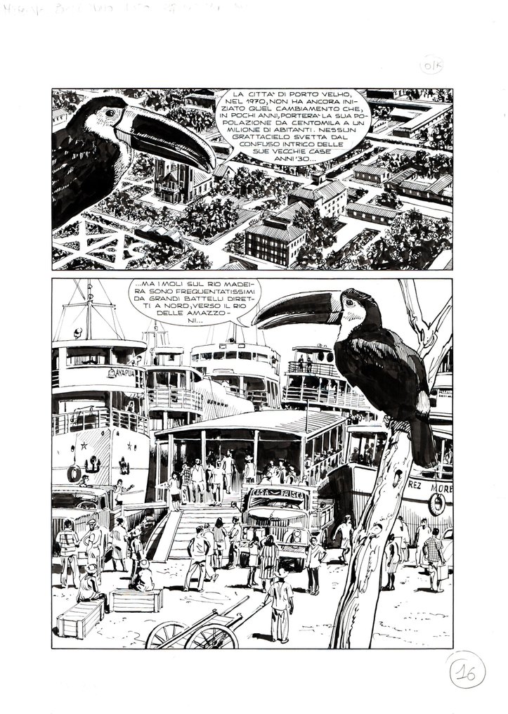 Diso, Roberto - 3 Original page - Mister No #369 - Agguato al "Victoria" - 2006 #1.0
