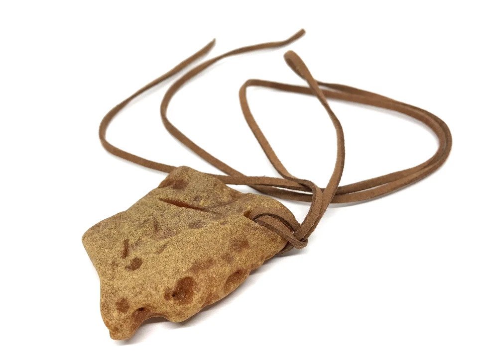 未处理的天然波罗的海琥珀吊坠 - 琥珀  (没有保留价) #4.3