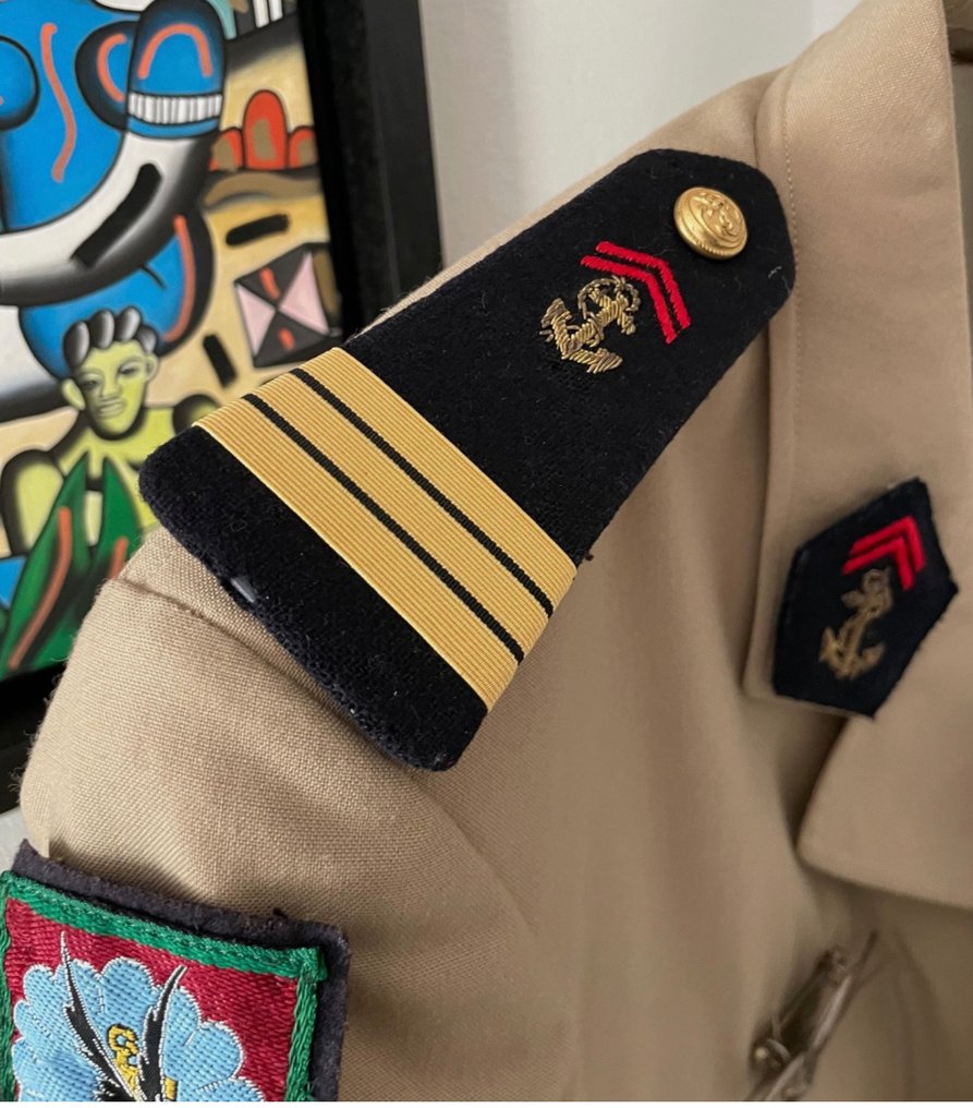 法國 - 突擊隊 - 軍裝 - 法國陸軍第3傘兵團（RPIMa）制服，猶他工作室，巴黎，1978年 - 1978 #2.1