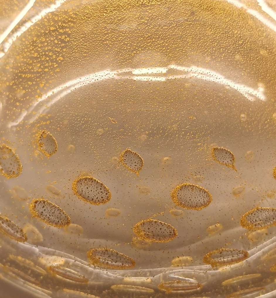 放零碎杂物的盒子 - Barbini - 穆拉诺艺术玻璃,嵌入24K金粉/金箔,并采用 bullicante 工艺。 - 意大利 #4.3
