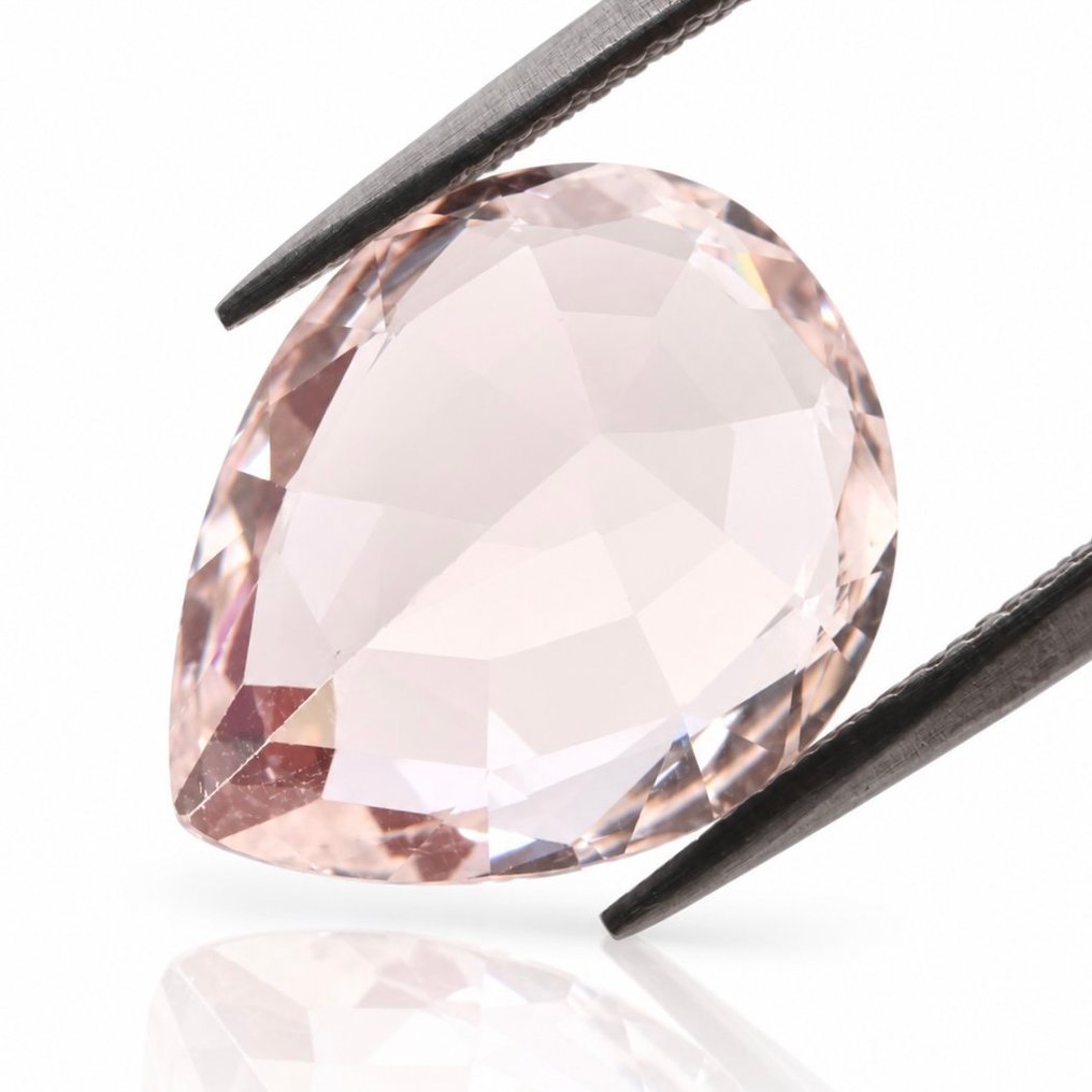 没有保留价 - 1 pcs 粉色 铯绿柱石 - 8.72 ct - 国际有色宝石协会(ICA GemLab) - Blossom Pink Precise Cut #2.1