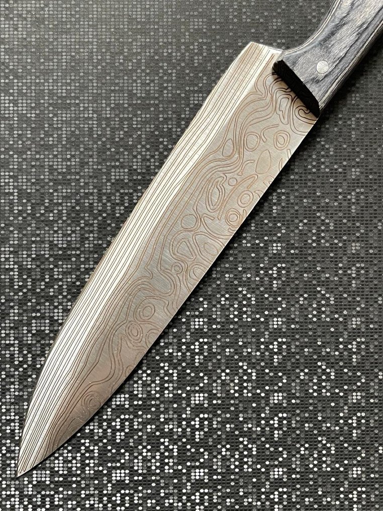 Sam Knives Handcrafted Chef’s Knife - Τραπεζομάχαιρο - Χάλυβας, Ξύλο - R265 #1.0