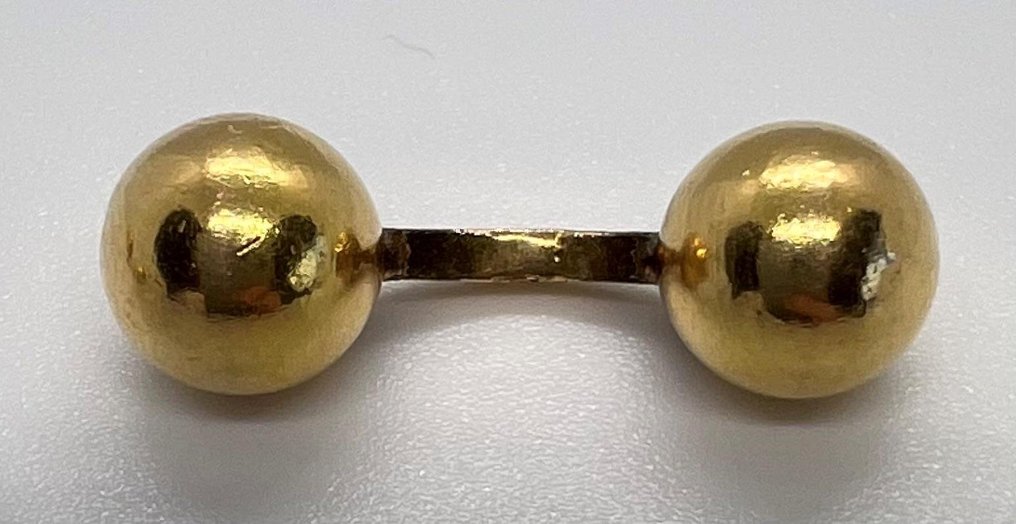 Gold-plated - Spinki - Gustave Sandoz ok. 1890. #2.1