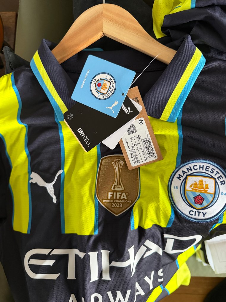 曼城 - 英超联赛 - Erling Haaland - 2023 - 足球衫 #3.2