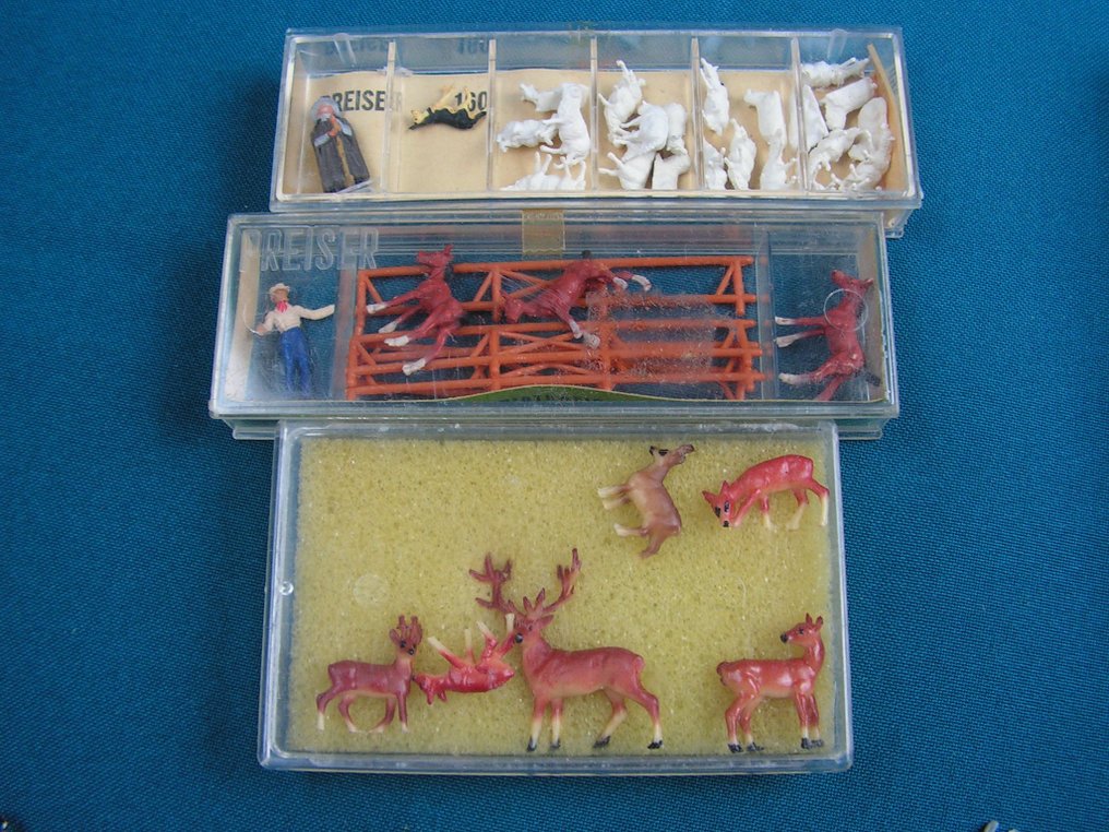 Preiser Merten H0 - Τοπίο τρένου μοντελισμού (11) - Παρτίδα βιντάζ Preiser Merten ζώα #4.3