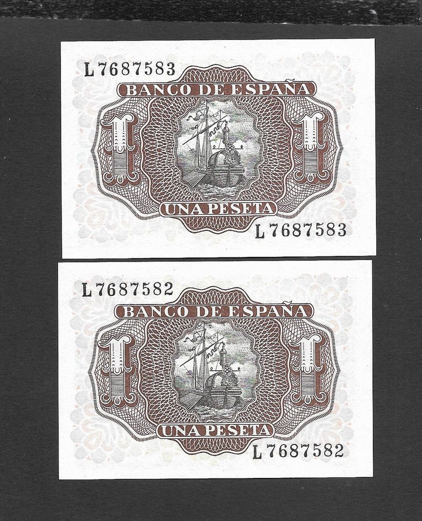 Spanje. - 13 Banknotes - various dates  (Zonder minimumprijs) #2.1