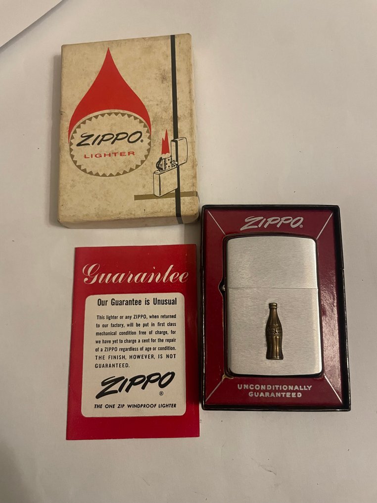 Zippo - 芝宝 - cocacola - 没有保留价 - 口袋打火机 - 黄铜 #1.0