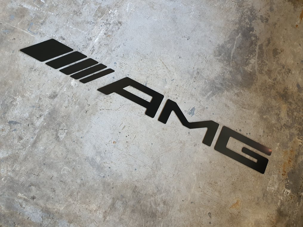Sign - Mercedes-Benz - Logo mural professionnel AMG – Aluminium* #4.3