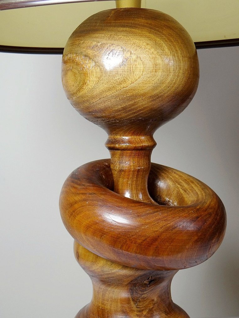 Lampada - Legno - D'epoca #4.3