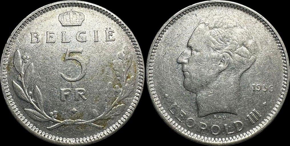 Βέλγιο. 39 Coins - Key Dates/German Occupation/Dual Language/Etc - All Different (χωρίς τιμή ασφαλείας) #3.2