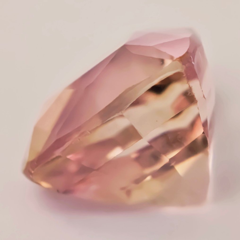 没有保留价 紫锂辉石 - 8.58 ct - 安特卫普宝石检测实验室(ALGT) - 强烈粉色(偏紫) #1.0