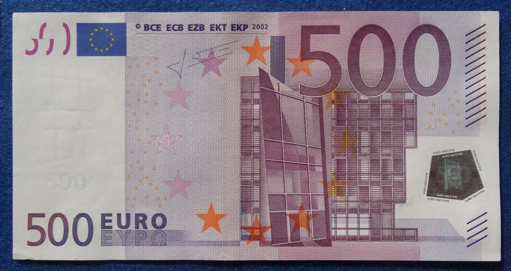 Ευρωπαϊκή Ένωση, Γερμανία. - 500 Euro 2002 - Trichet R014 - Pick 7 #1.0